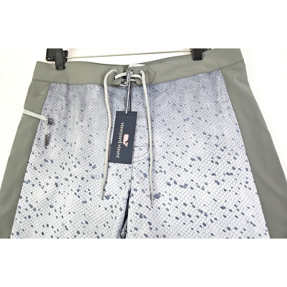 VINEYARD VINES ~Men's Size 32~ Gray Board Unlined Shorts Barracuda NWT $89.50 - Picture 9 of 14